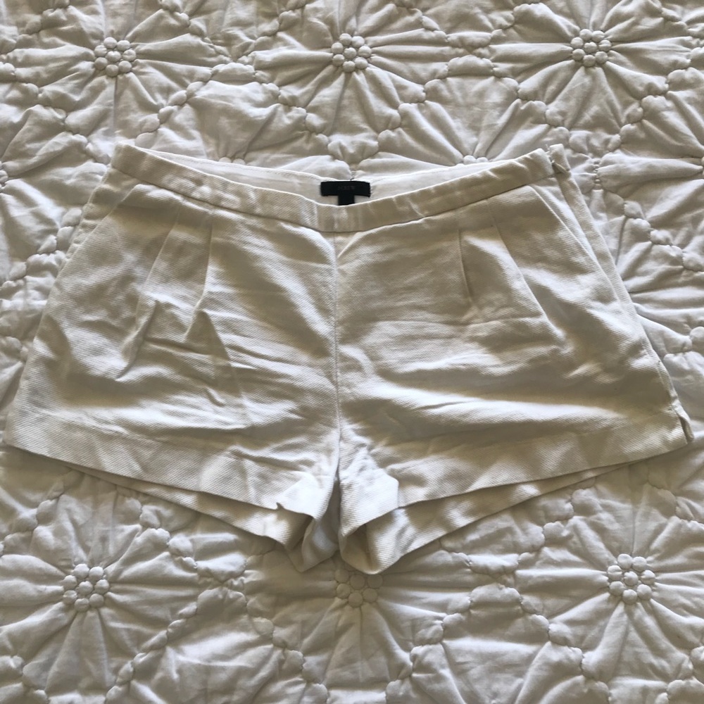 White j.crew shorts